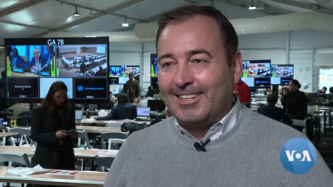 From UN Headquarters, Ukraine Journalist Keeps Audiences Informed