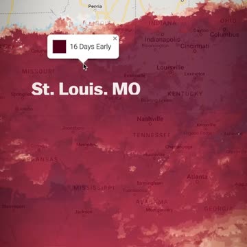 How spring sprang too early for a lot of the US #shorts