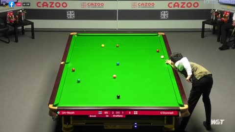 Un-Nooh vs O'Donnell Cazoo Snooker Leauge Frame 4