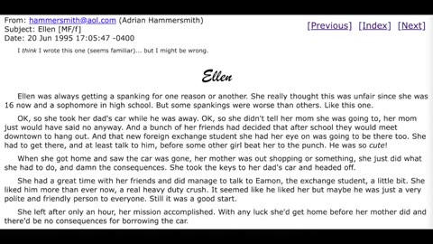 Ellen (spanking story) by Adrian Hammersmith