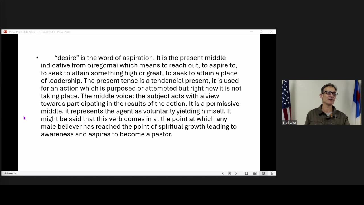 1 Timothy 3:1 Qualifications for Church Offices