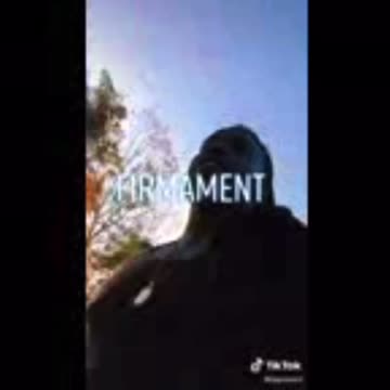 Firmament is firm. In Hebrew: Raqiya.