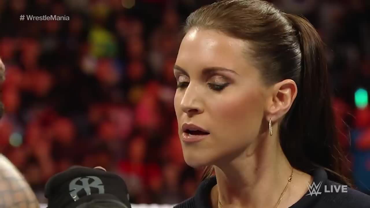 Roman Reigns reminds Stephanie McMahon that he is the -authority- in WWE- Raw, 3, 21, 2016