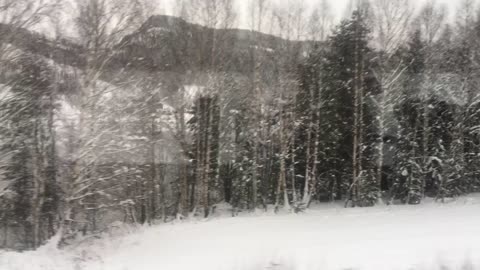 More video footage of my train journey through Norway (November 2022)