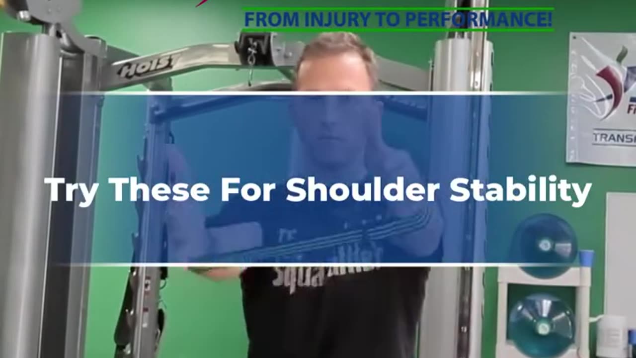 I have shoulder pain.