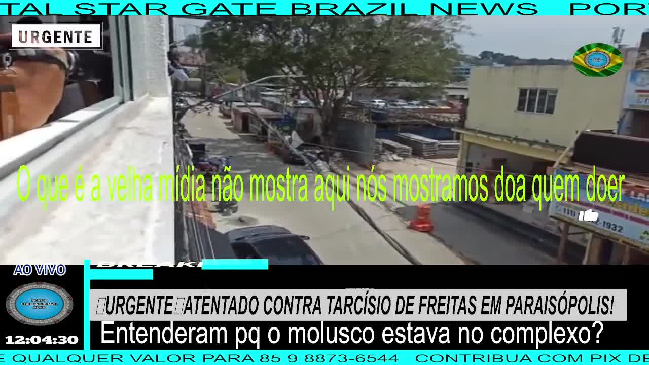 🚨URGENTE🚨ATENTADO CONTRA TARCÍSIO DE FREITAS EM PARAISÓPOLIS!