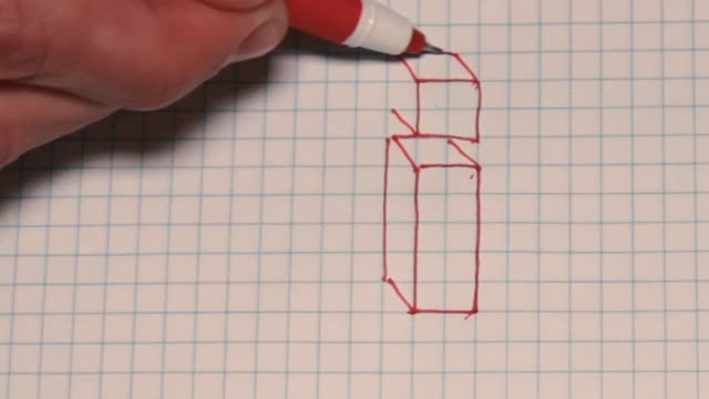 3D i Letter Drawing Sketching Painting by Pen Pencil