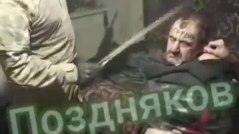 Russian army torturing a Georgian Prisonier