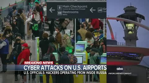 US airports hit by cyberattacks