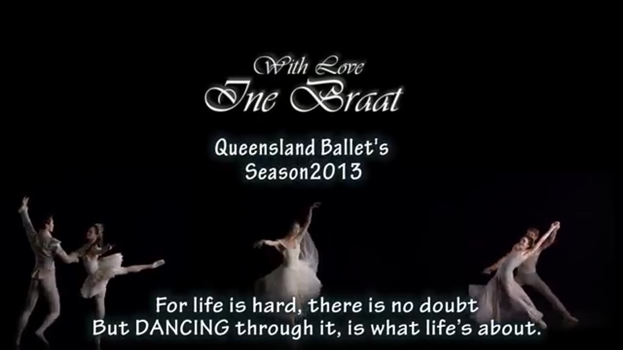 Queensland Ballet: with Poetry, beautiful footage