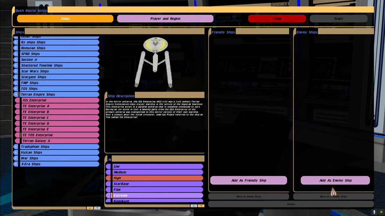 U.S.S. Enterprise vs. I.S.S. Enterprise