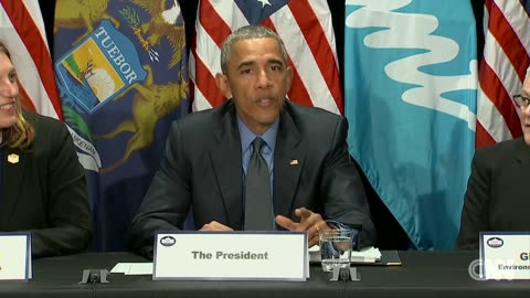 OBAMA MOCKS FLINT MICHIGAN POISON VICTIMS