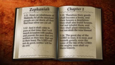 KJV Bible The Book of Zephaniah ｜ Read by Alexander Scourby ｜ AUDIO & TEXT