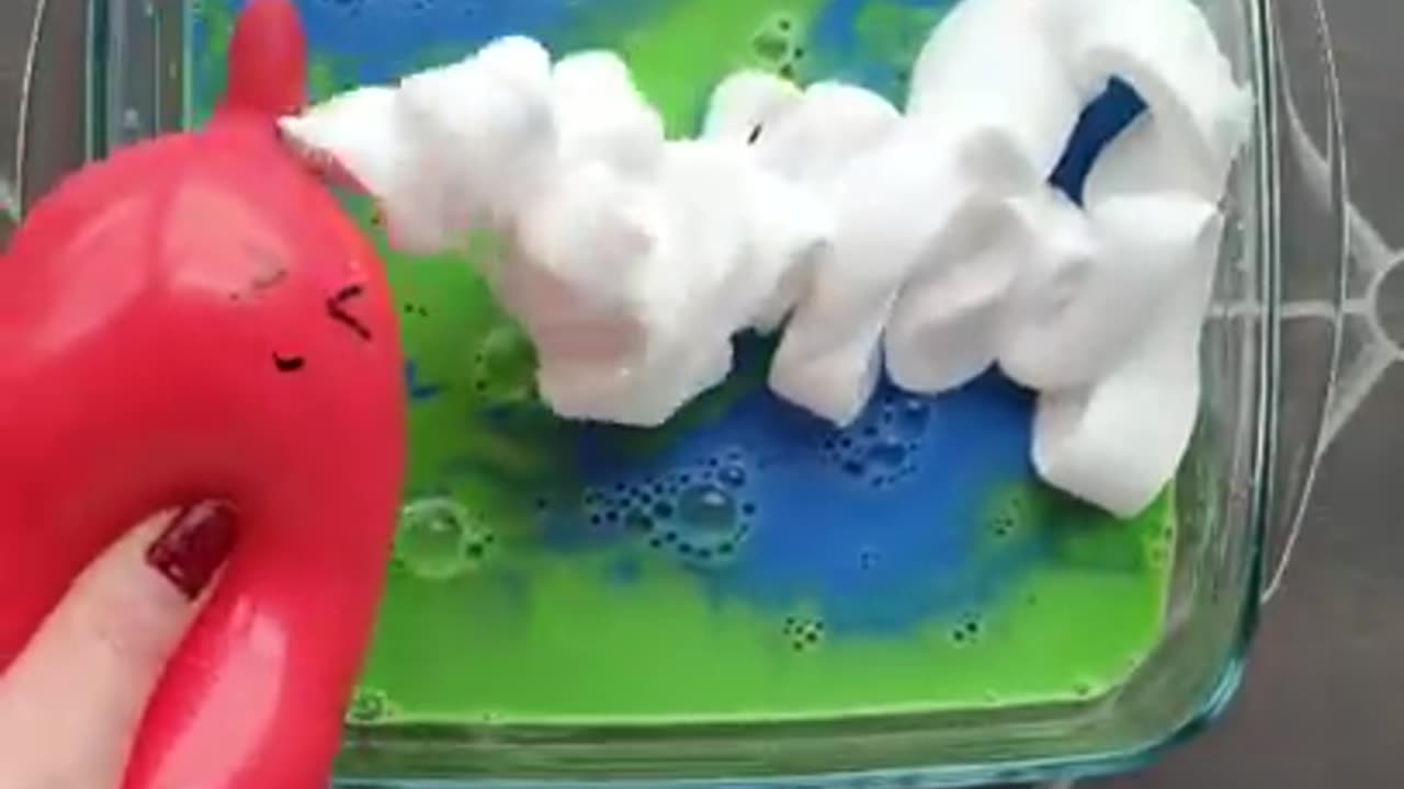 Slime making with balloons #shorts