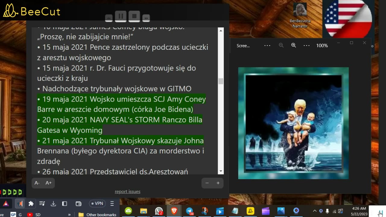 Republika przywrócona przez GCR: Aktualizacja od pon. 22 maja 2023🔴Judy Byington