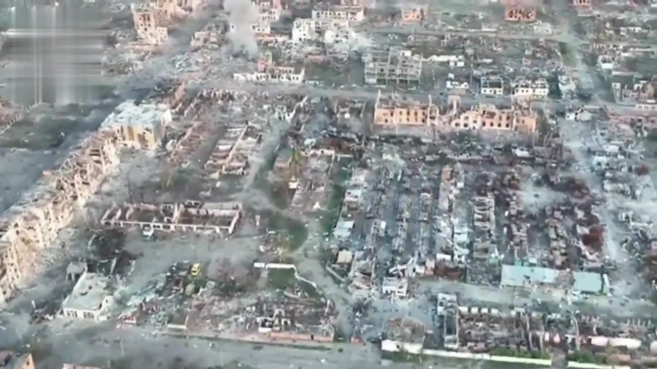 Video: Aerial shots of the embattled city of Volchansk, Kharkov region