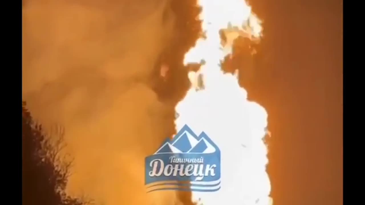 💥🇺🇦 Ukraine Russia Conflict | Gas Pipeline Explosion in RU-Controlled Ilovaisk | Donetsk Regio | RCF