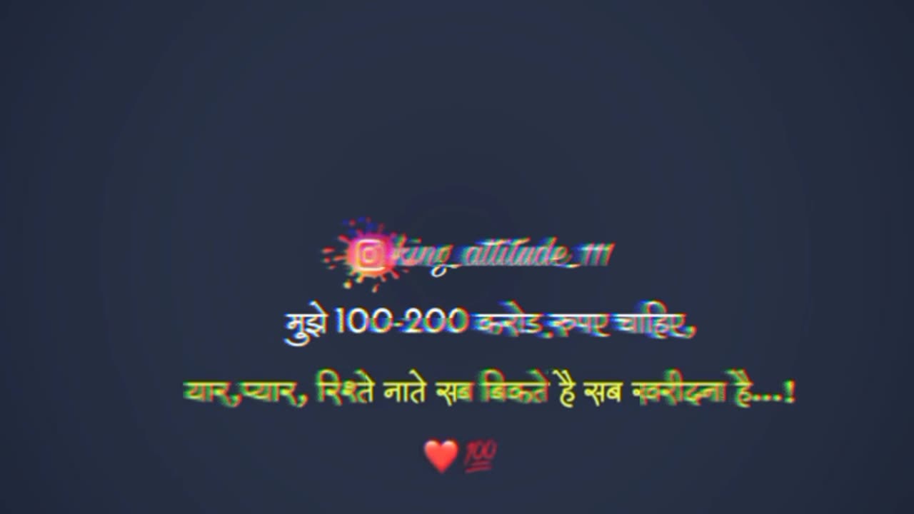 Sad shayari king attitude video