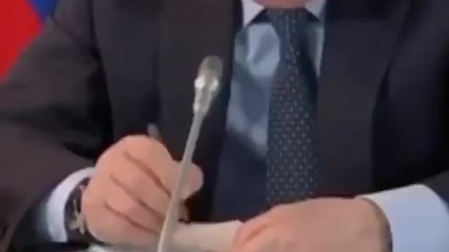 Seriously? Putin could not write?