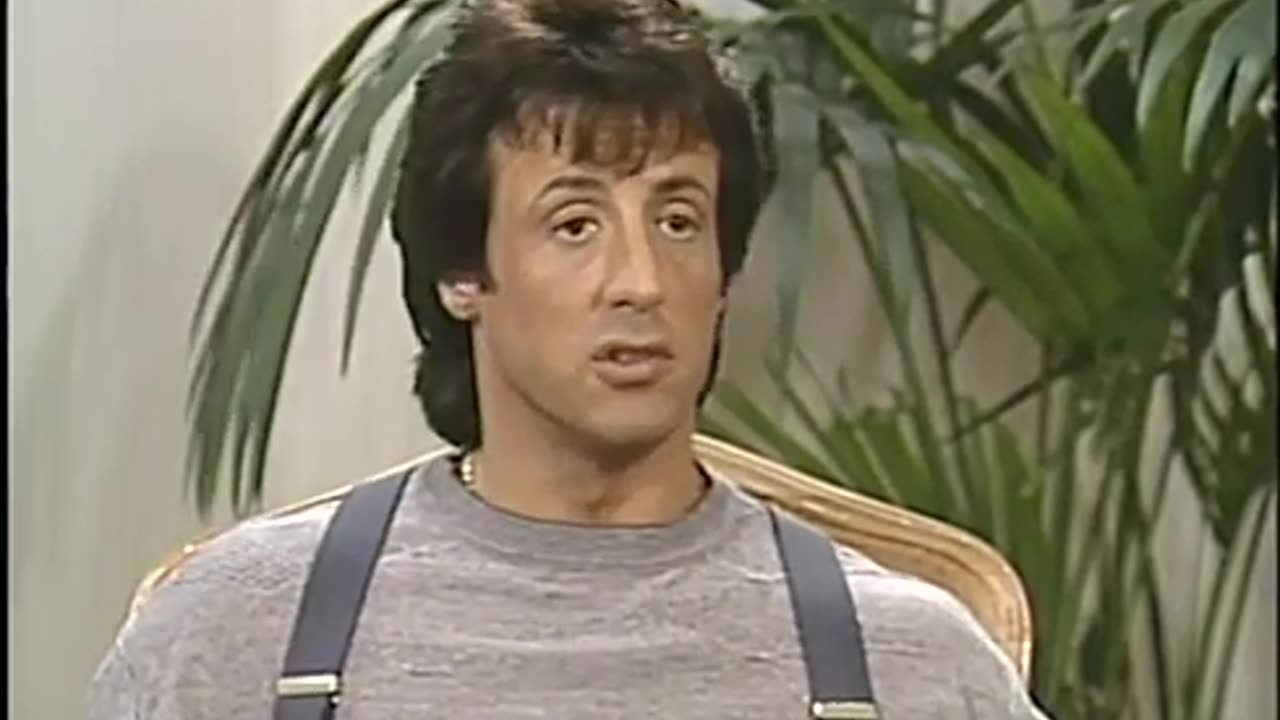 Action super star sylvester stallone interview📸