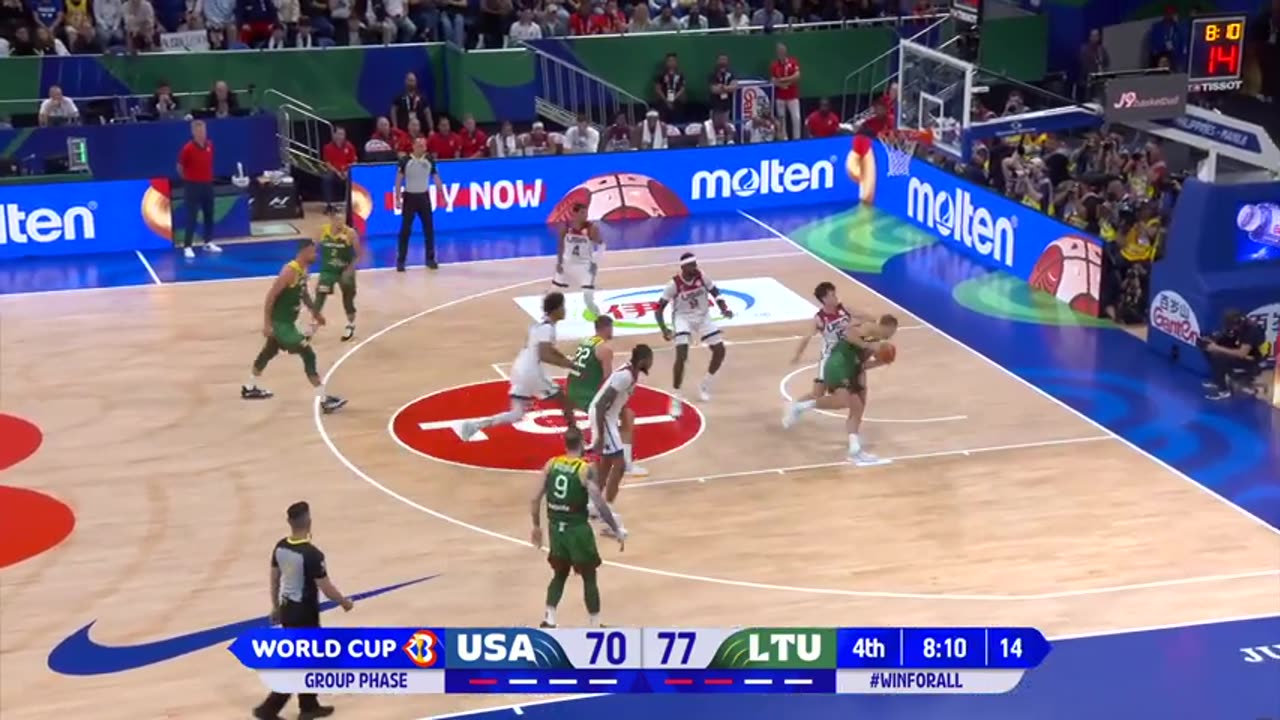 USA 🇺🇸 vs Lithuania 🇱🇹 | J9 Highlights | FIBA Basketball World Cup 2023