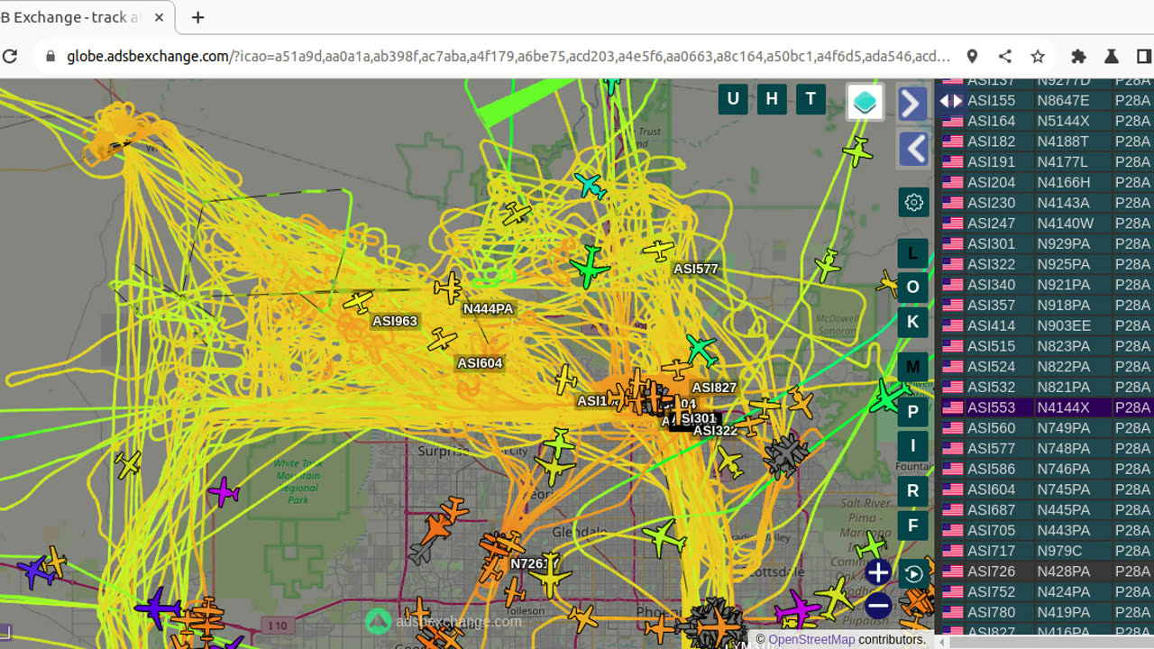 Bird Nazi Utah N195MA N745PA N53339 still gang bangin North Phoenix AZ on Feb 1st 2024