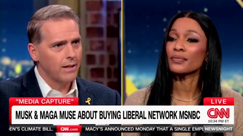 CNN: "Who's your source that 𝕏 is more balanced than any other platform?" Jennings: "Uh, CNN"