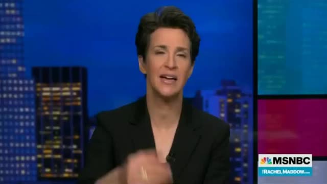 Maddow being maddow fake news