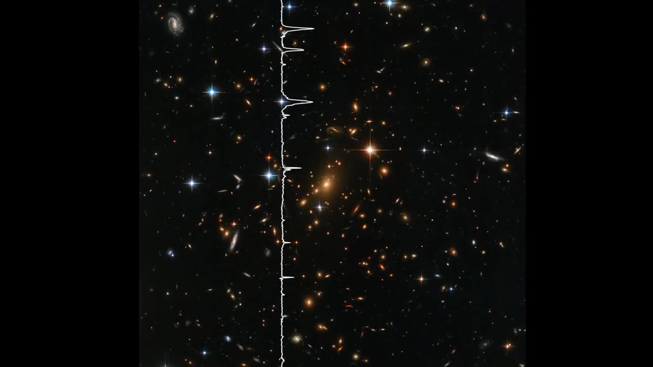 Sonification of a Hubble Deep Space Image