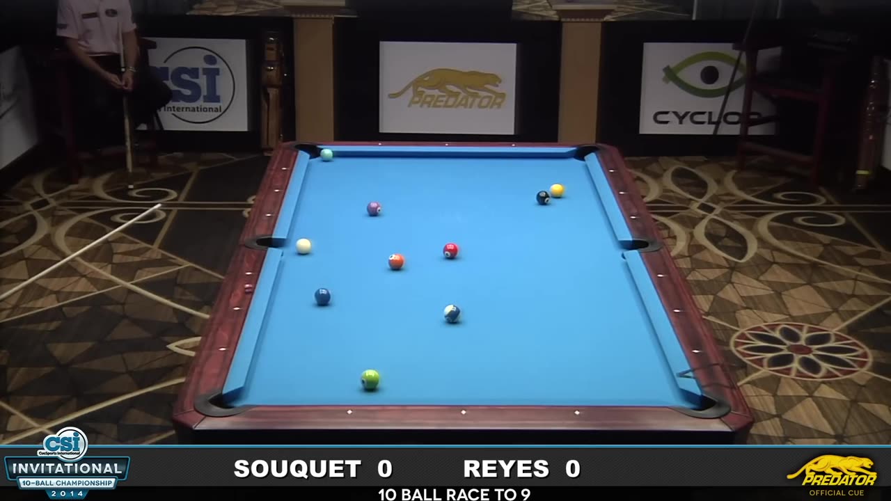 (11) Souquet vs Reyes ▸ 2014 CSI 10 Ball Invitational