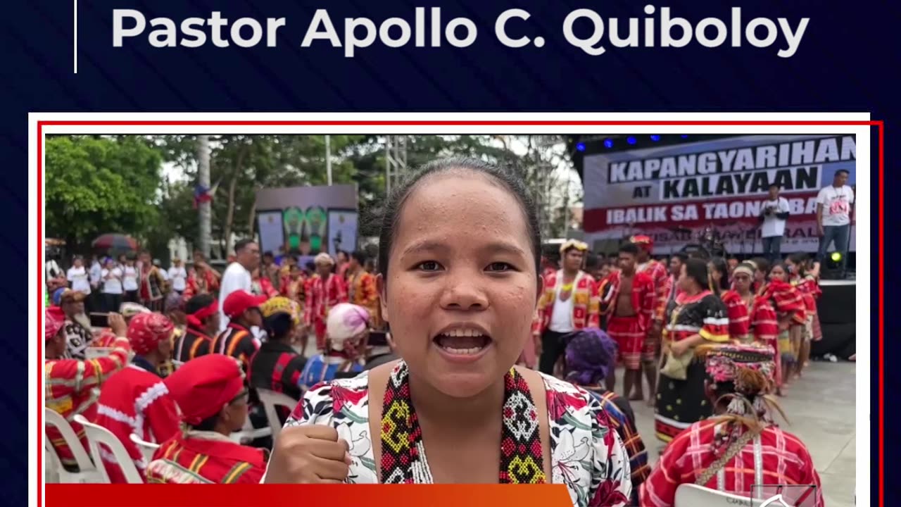 Ilang mga IP, nakiisa sa isinagawang solidarity movement para kay Pastor ACQ