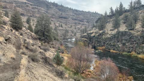 Central Oregon – Steelhead Falls – The Falls from a Distance