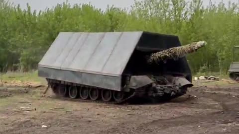 Turning tanks into houses to avoid drone bombs