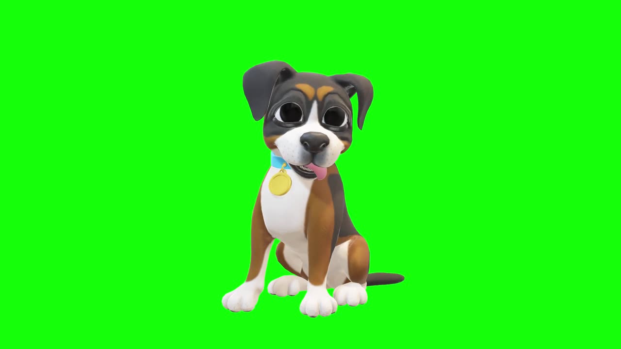 Copyright_Free_3D_funny_Puppy_Character_Green_Screen_Effect___Chroma_Key___Royalty_Free___3d_puppy__