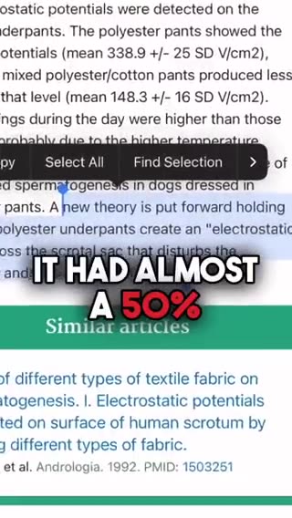 Your Underwear Destroying Testosterone 😳