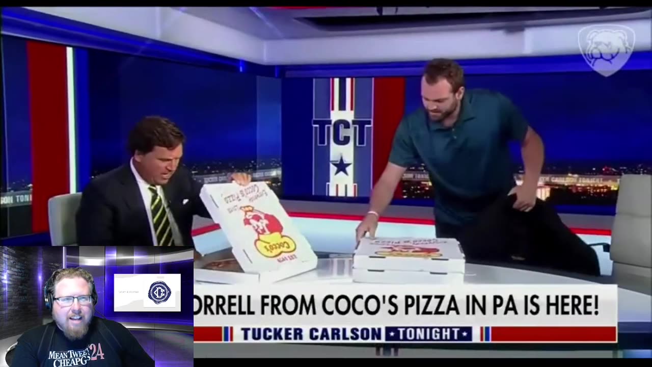 Trump And Tucker Both Ate Pizza In Viral Moments