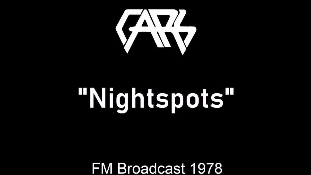 The Cars - Nightspots (Live in Toronto, Ontario 1978) FM Broadcast