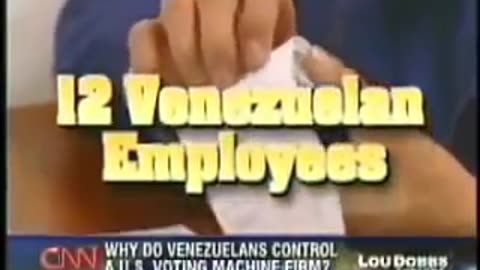 Dobbs CNN in 2006. Voting Software. Venezuela