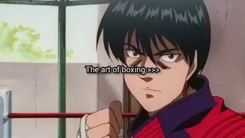 Boxing is art anime