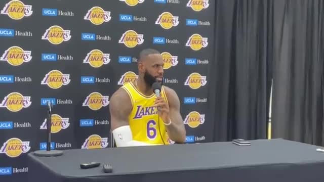 LA Lakers - Cabel James (Vaxxed) believes in individual bodies (choice)