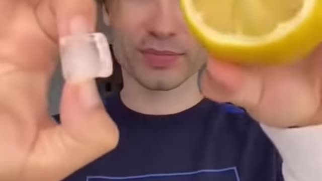 Tying the Lemon Ice Life Hack (Happy Edition) #shorts