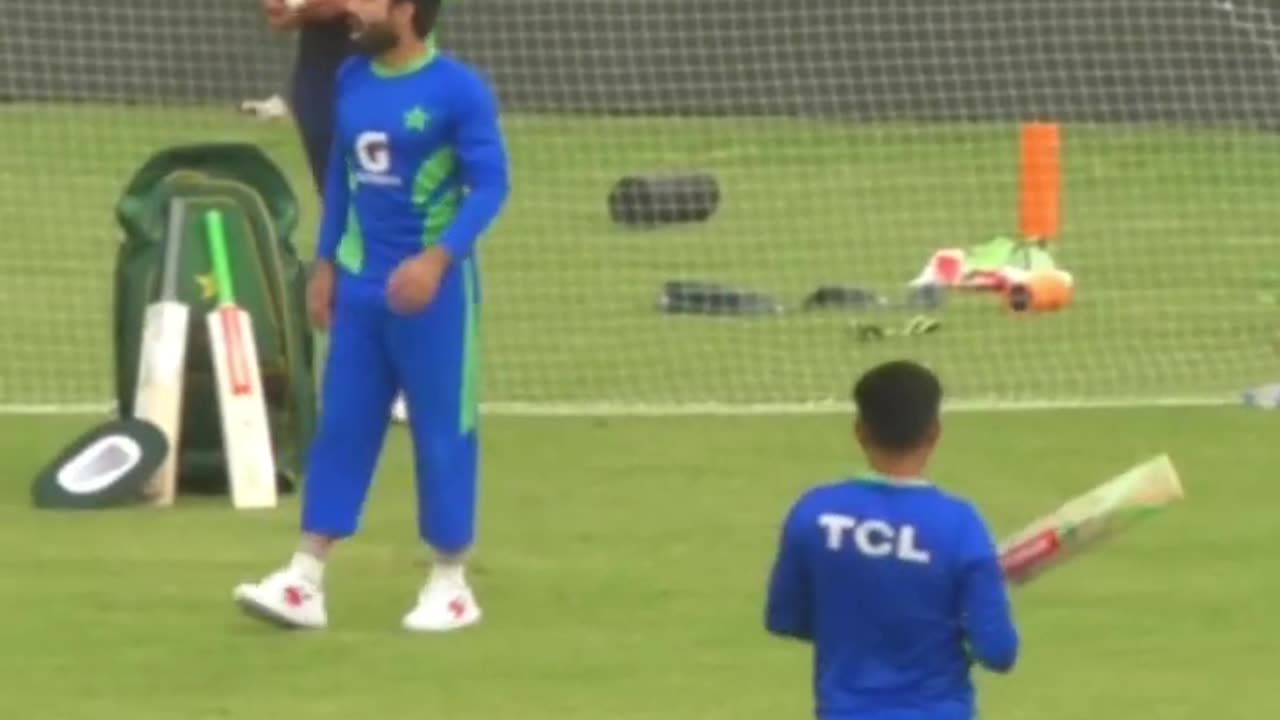 Rizwan Bowling Leg Breaks To Babar