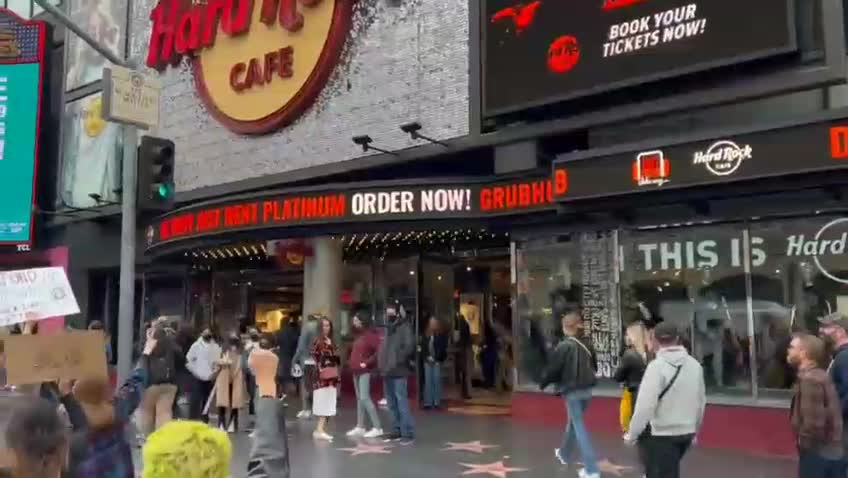 Only in Los Angeles: Shutting down Hollywood Blvd in the name of pimp & drug dealer! 🤣