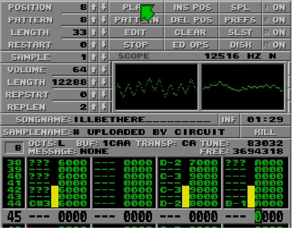 Amiga and Atari ST Protracker Music Mods - I'll Be There