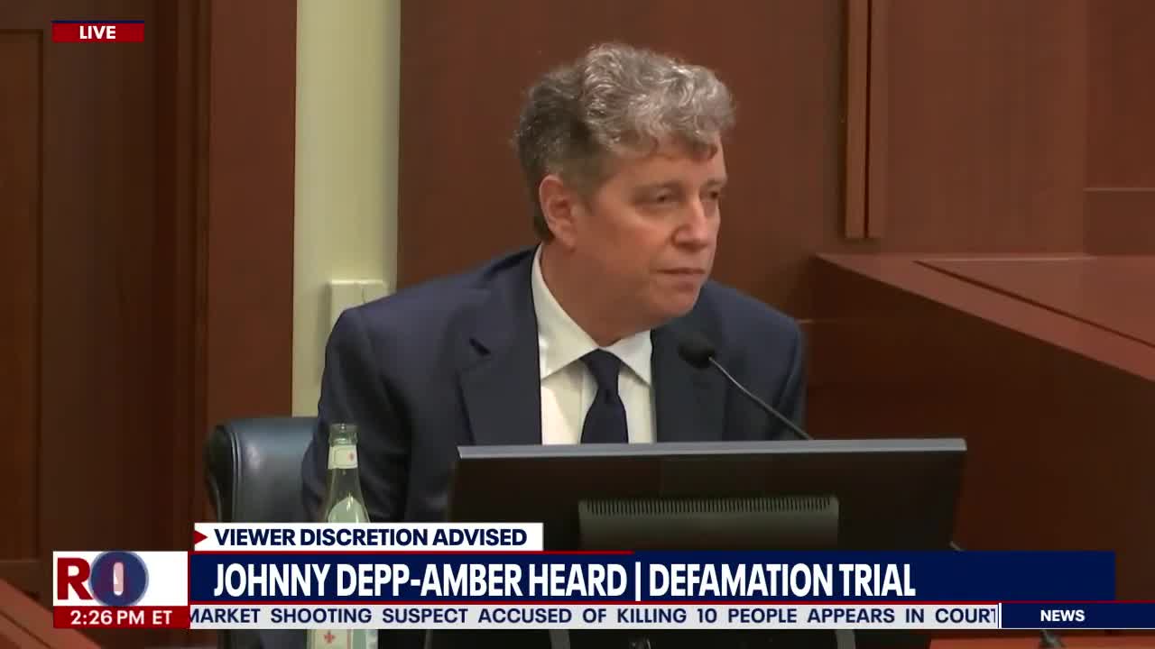 Johnny Depp lawyer challengegs Amber Heard expert on negative comments | LiveNOW from FOX