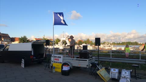 Wolgast - Stefan - Eröffnung der Versammlung und Redebeitrag 23-08-2022