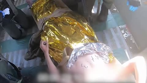 Attached is footage of an evacuation of an injured soldier from the Gaza Strip