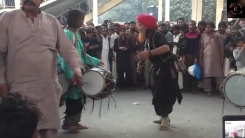 Pakistani Sufi dancer and musician