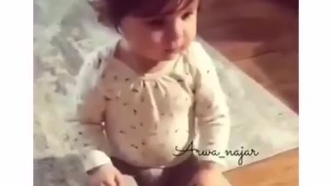 It's so funny, this little kid's video makes you sure to be happy and happy