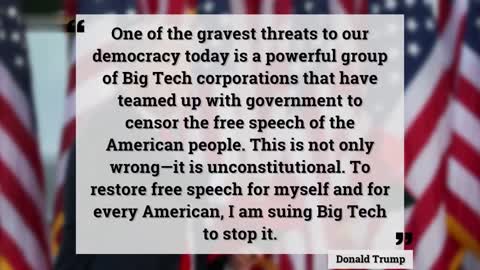 President Trump writes Op-Ed about Big Tech